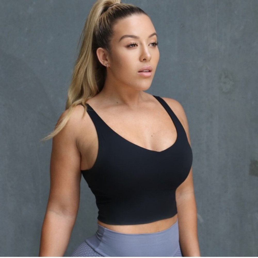 Tahira by KB-  Grace Crop Top with built in bra